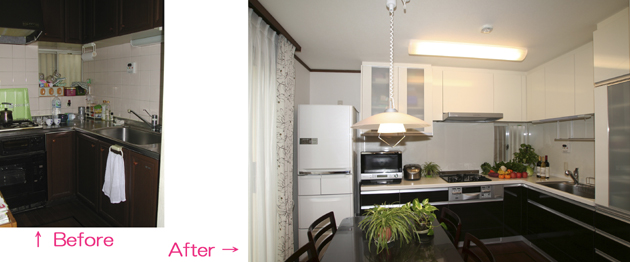 キッチンリフォームbefore-after