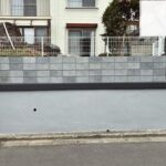 入間市　エクステリアリフォーム　土圧で傾いたブロック塀の修復＆擁壁修復　お家全体の見栄えもアップ