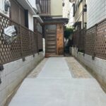所沢市　外構リフォーム【玄関までのアプローチをバリアフリーに】